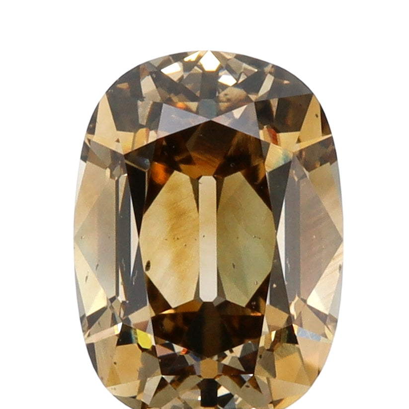 2.38ct | Cognac SI1 Cushion Shape Old Mine Cut Diamond (GIA) - Modern Rustic Diamond