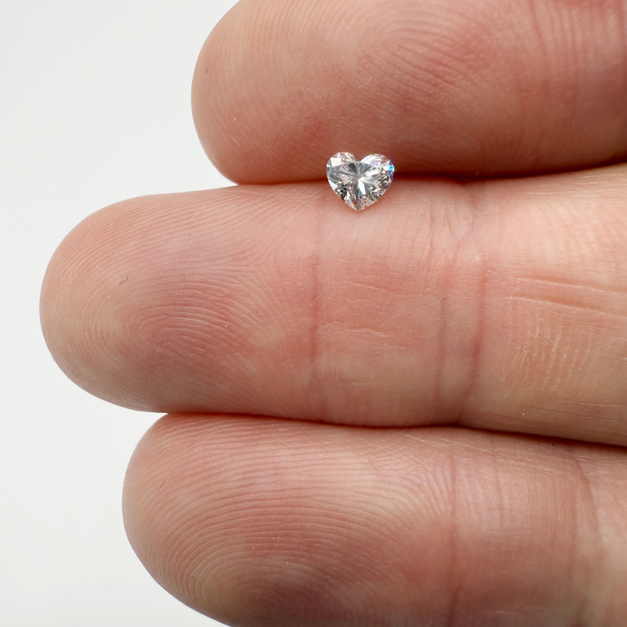 0.85ct | M/VVS1 Heart Shape Brilliant Cut Diamond (GIA) - Modern Rustic Diamond