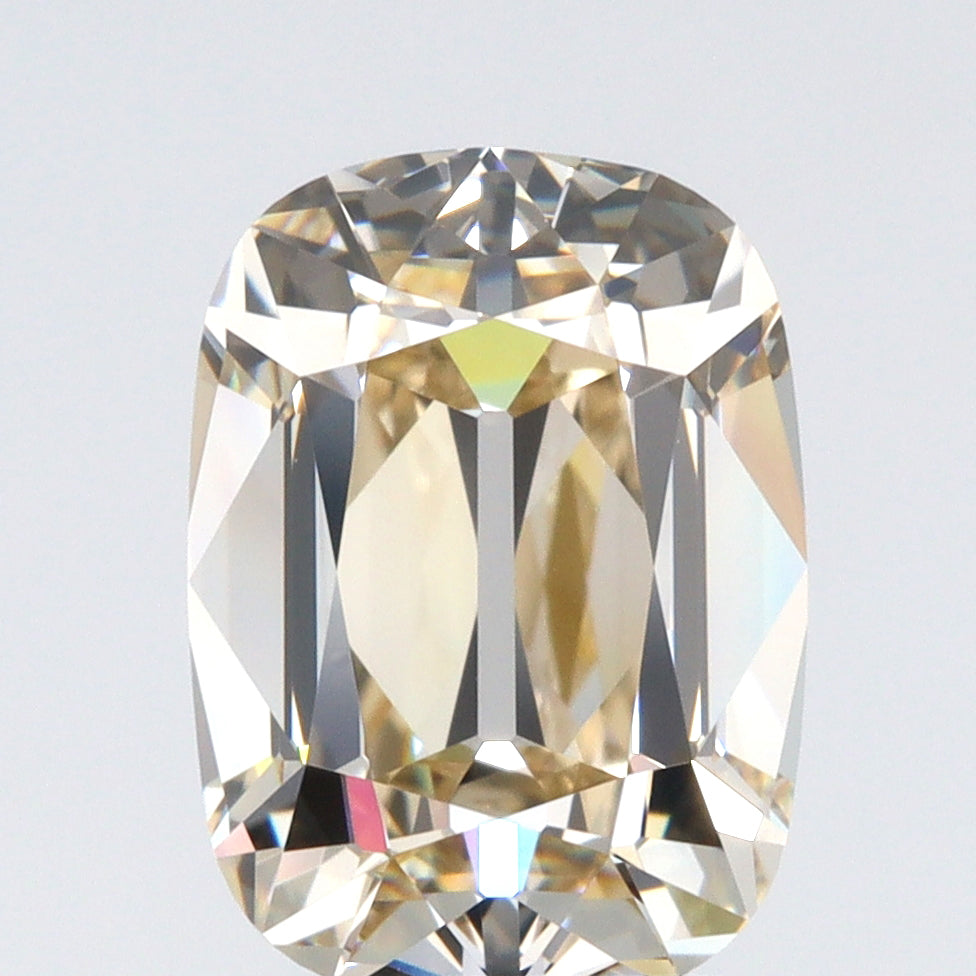 3.63ct | N/VS1 Cushion Shape Old Mine Cut Diamond (GIA) - Modern Rustic Diamond