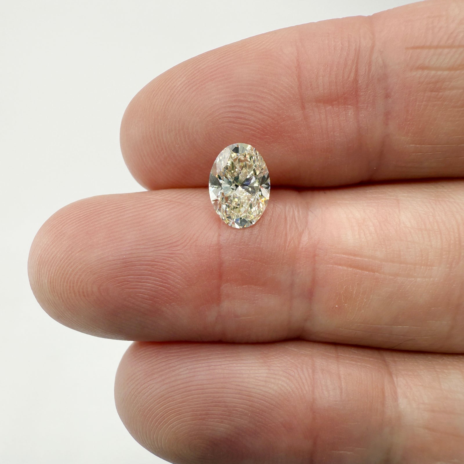 0.90ct | J/SI2 Oval Shape Brilliant Cut Diamond (GIA) - Modern Rustic Diamond