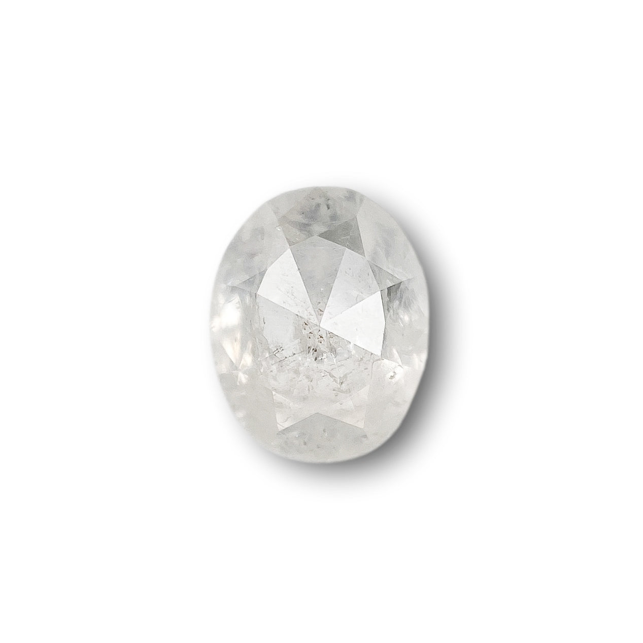 1.10ct | Rustic Oval Shape Rose Cut Diamond - Modern Rustic Diamond