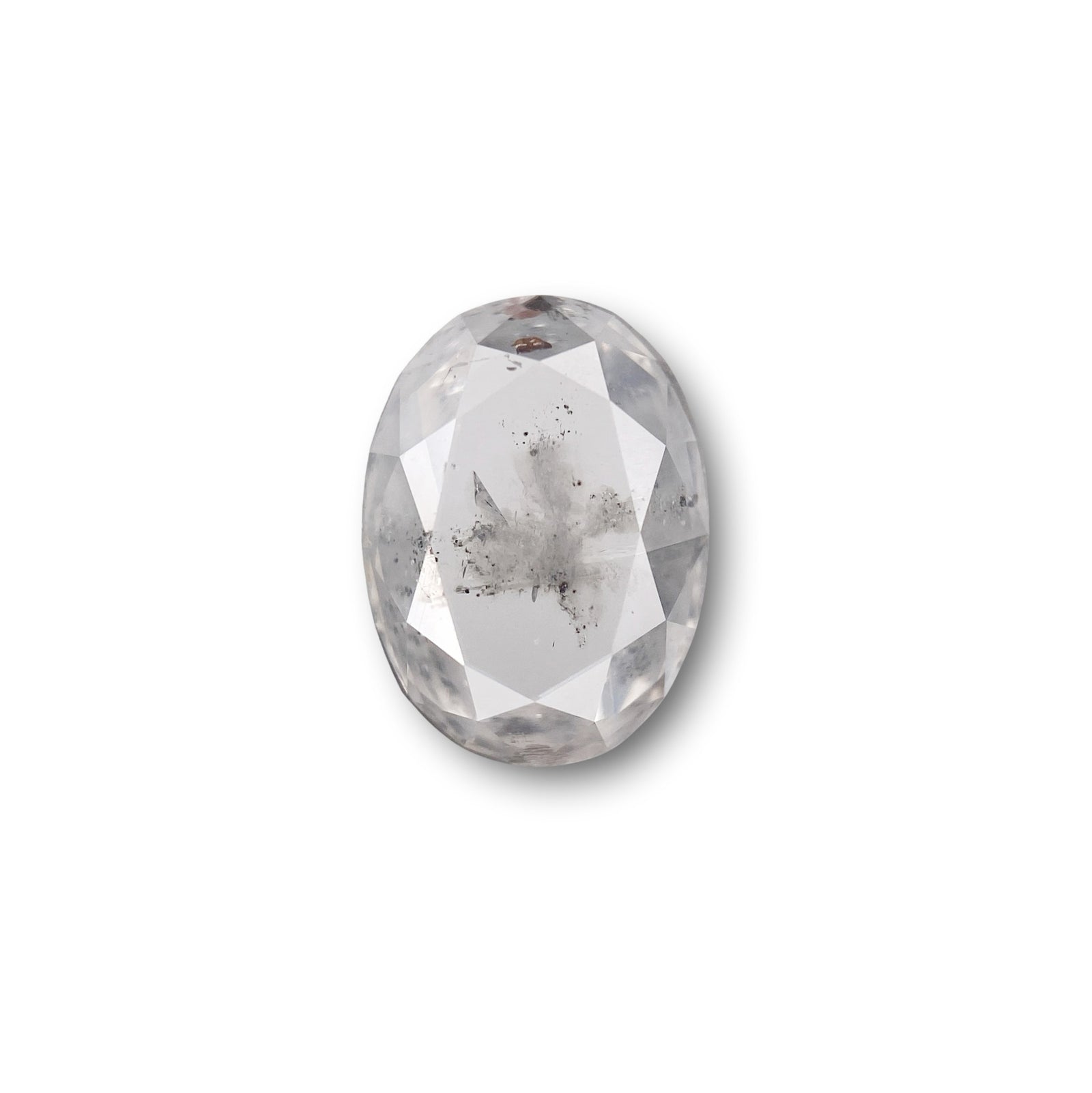 0.81ct | Rustic Oval Shape Rose Cut Diamond - Modern Rustic Diamond