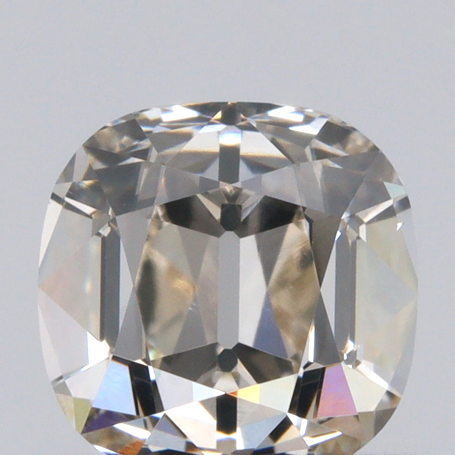 0.90ct | L/VS1 Cushion Shape Old Mine Cut Diamond (GIA) - Modern Rustic Diamond