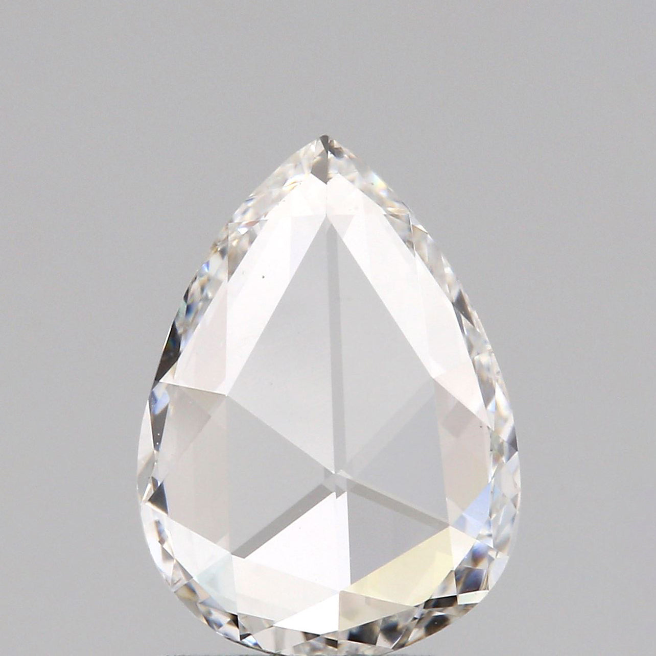 0.67ct | E/VS1 Pear Shape Rose Cut Diamond (GIA) - Modern Rustic Diamond