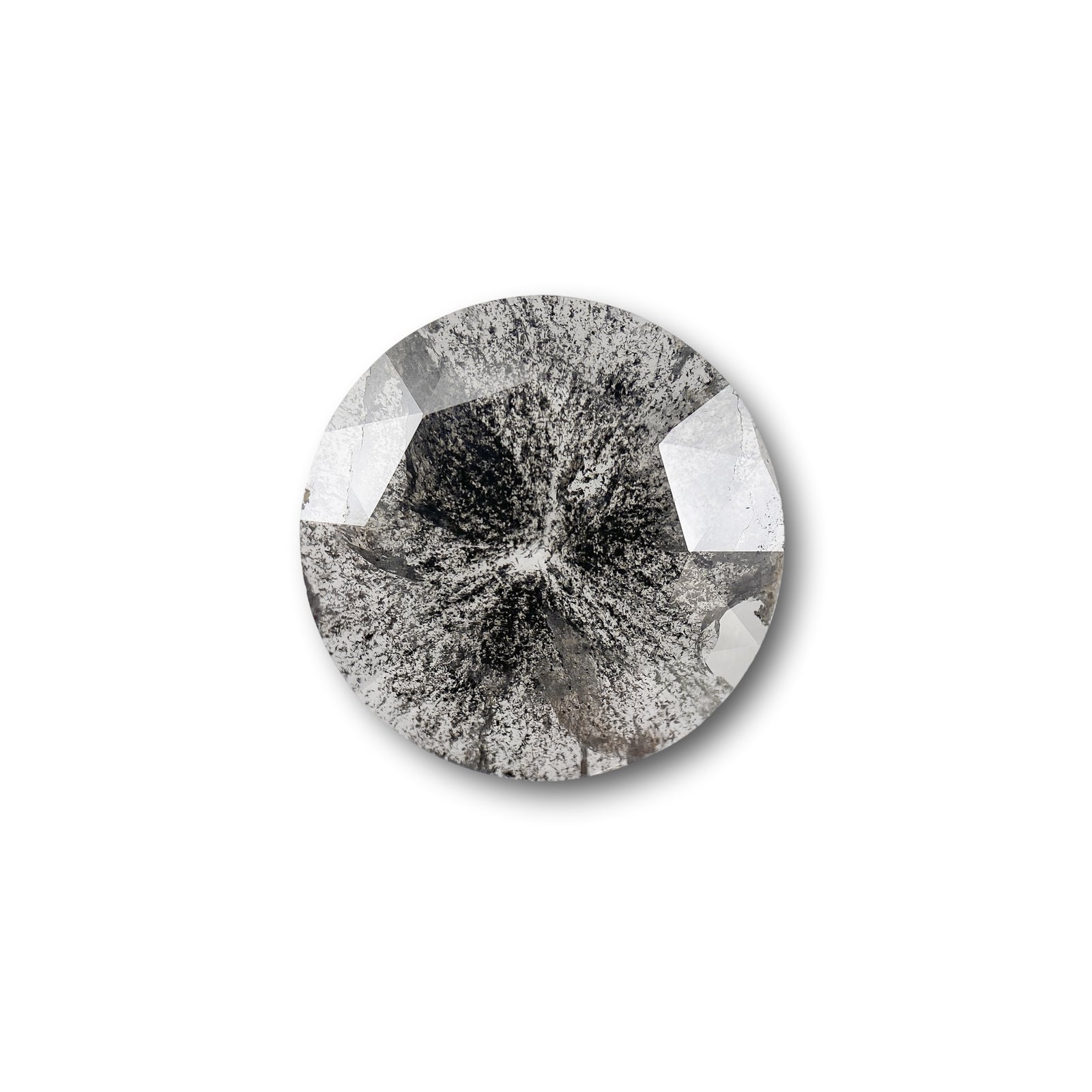 3.22ct | Rustic  Round Shape Rose Cut Diamond - Modern Rustic Diamond