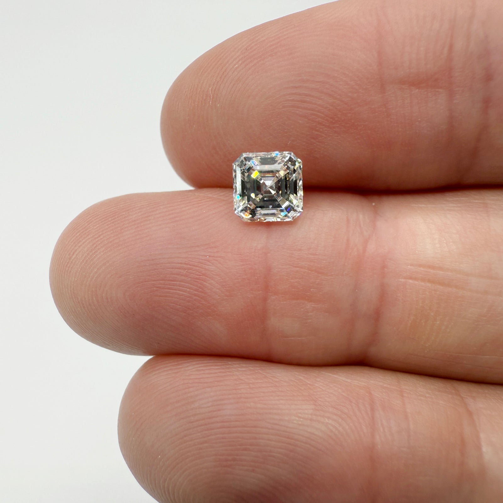 1.24ct | J/SI2 Asscher Shape Step Cut Diamond (GIA) - Modern Rustic Diamond