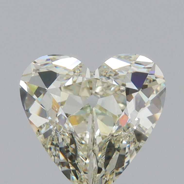 1.57ct | N/VVS2 Heart Shape Old Mine Cut Diamond (GIA) - Modern Rustic Diamond