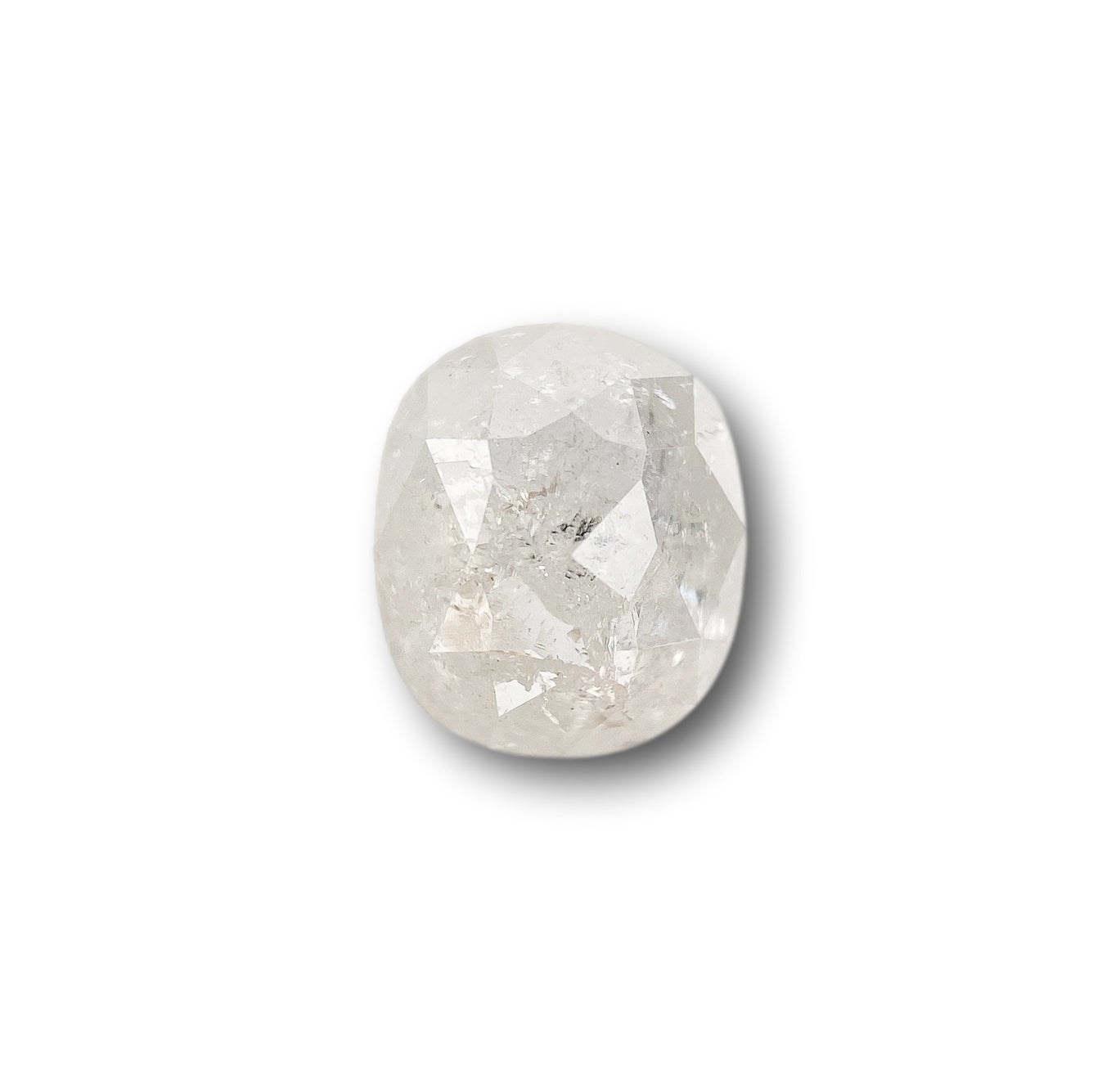 0.83ct | Rustic  Cushion Shape Rose Cut Diamond - Modern Rustic Diamond