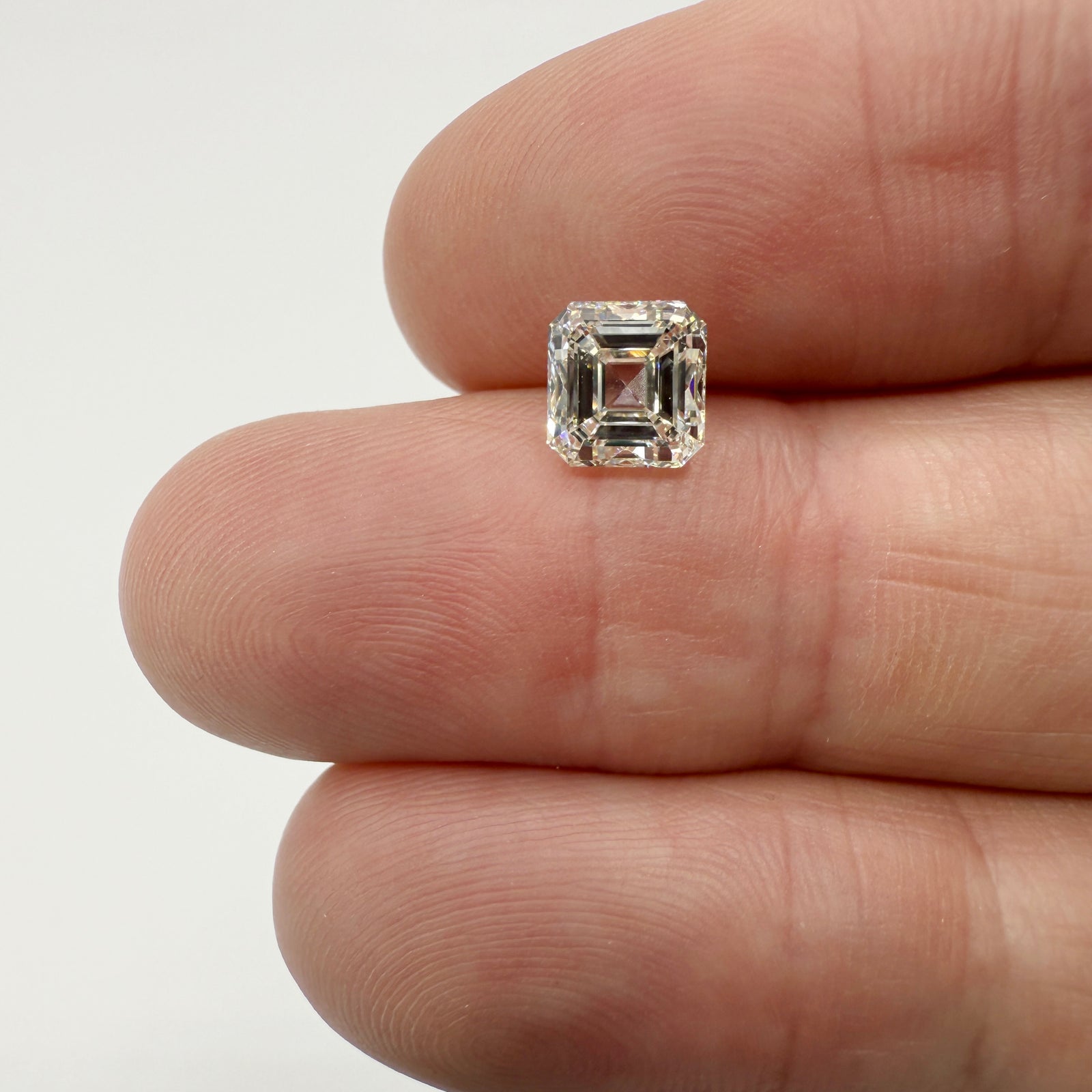 1.90ct | K/VVS2 Asscher Shape Step Cut Diamond (GIA) - Modern Rustic Diamond
