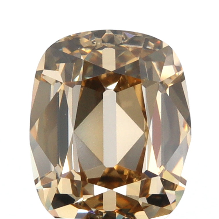 1.52ct | Champagne VS1 Cushion Shape Old Mine Cut Diamond (GIA) - Modern Rustic Diamond