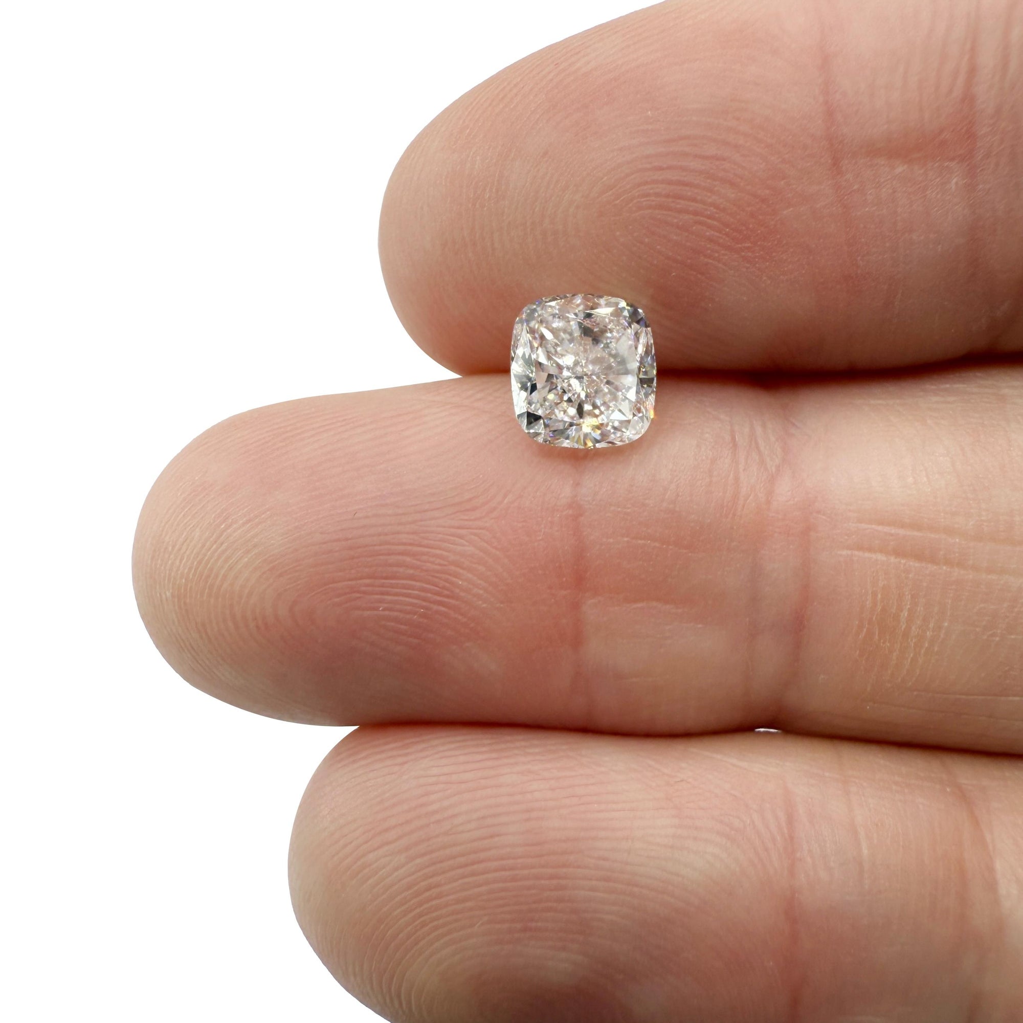 3.01ct | M/SI1 Cushion Shape Brilliant Cut Diamond (GIA) - Modern Rustic Diamond