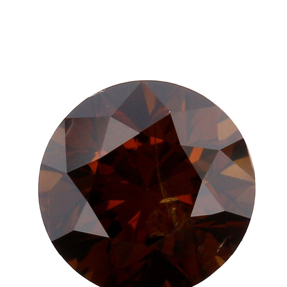1.00ct | Cognac VS-SI Round Shape Brilliant Cut Diamond - Modern Rustic Diamond