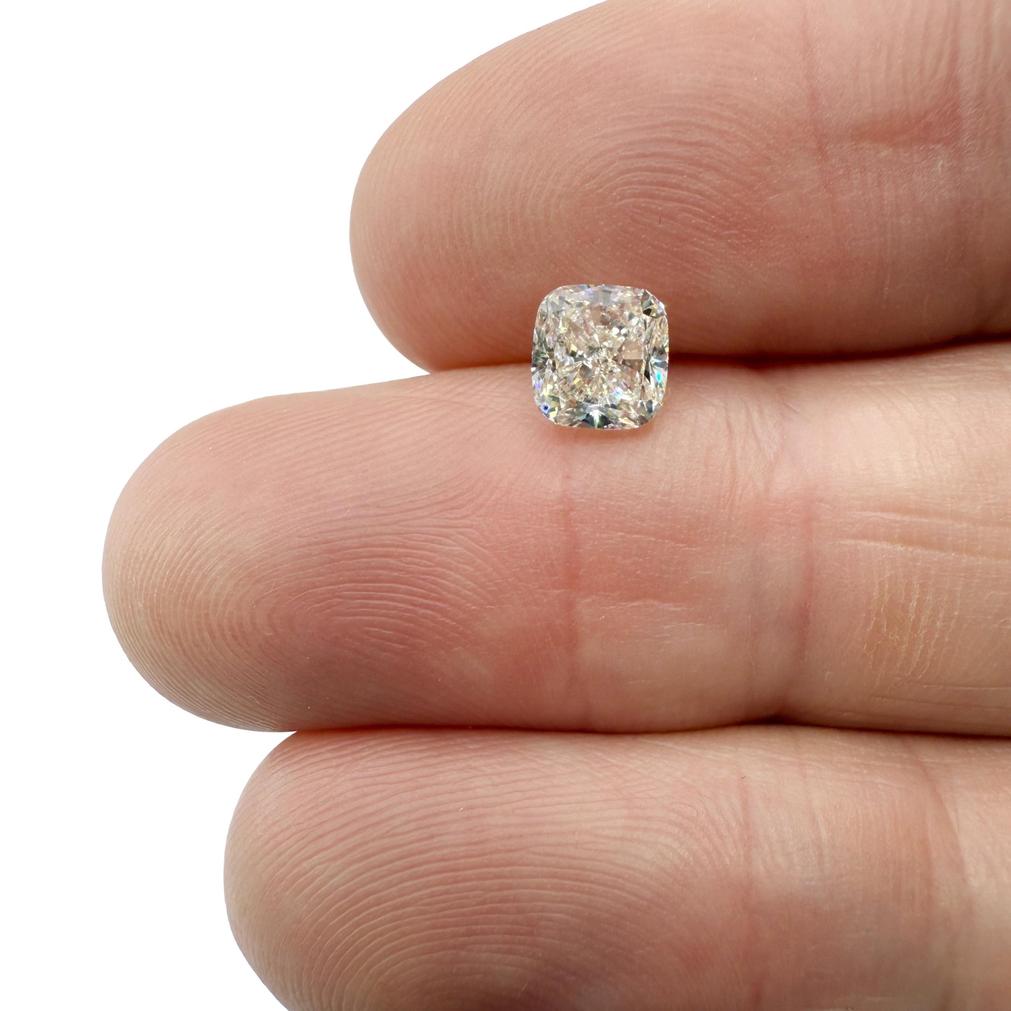 1.21ct | J/SI1 Cushion Shape Brilliant Cut Diamond (GIA) - Modern Rustic Diamond