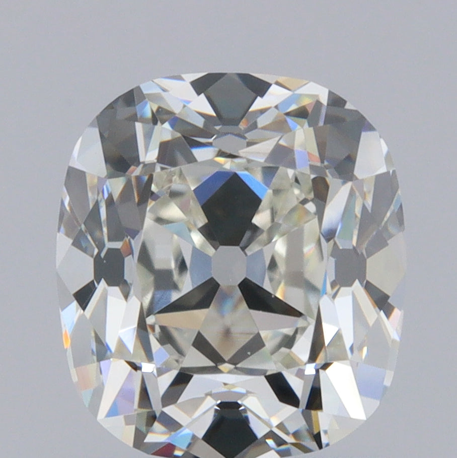 1.50ct | H/VS1 Cushion Shape Old Mine Cut Diamond (GIA) - Modern Rustic Diamond