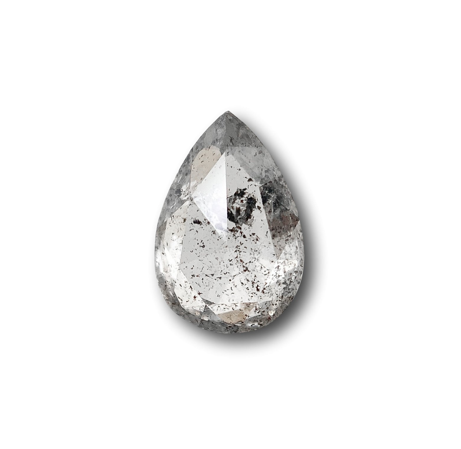 0.74ct | Rustic  Pear Shape Brilliant Cut Diamond - Modern Rustic Diamond