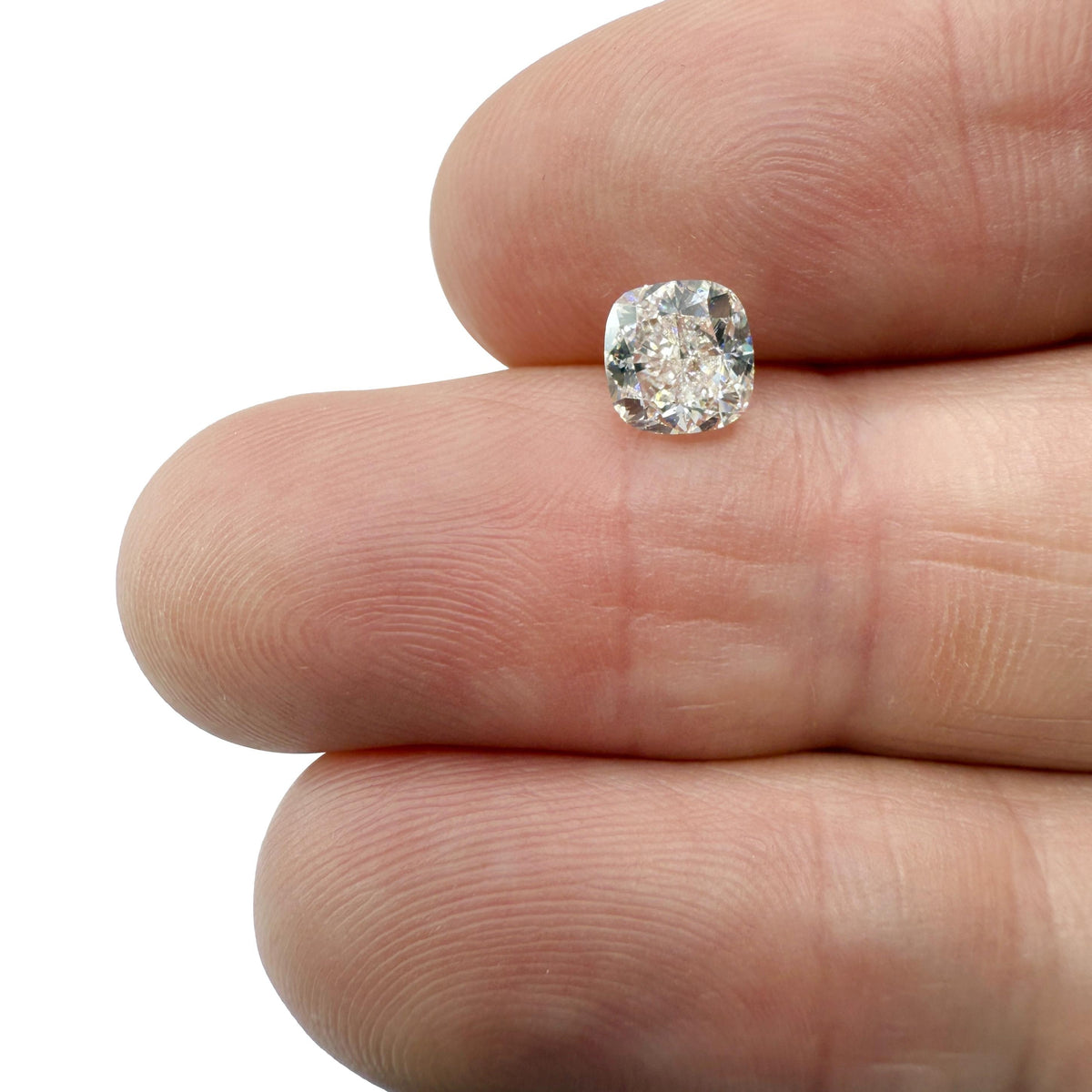 1.20ct | H/SI1 Cushion Shape Brilliant Cut Diamond (GIA) - Modern Rustic Diamond