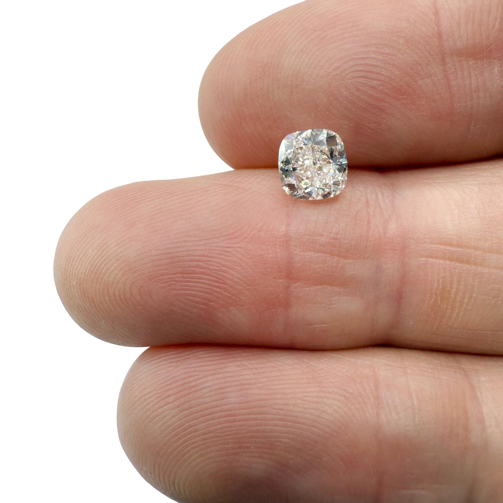 1.20ct | H/SI1 Cushion Shape Brilliant Cut Diamond (GIA) - Modern Rustic Diamond