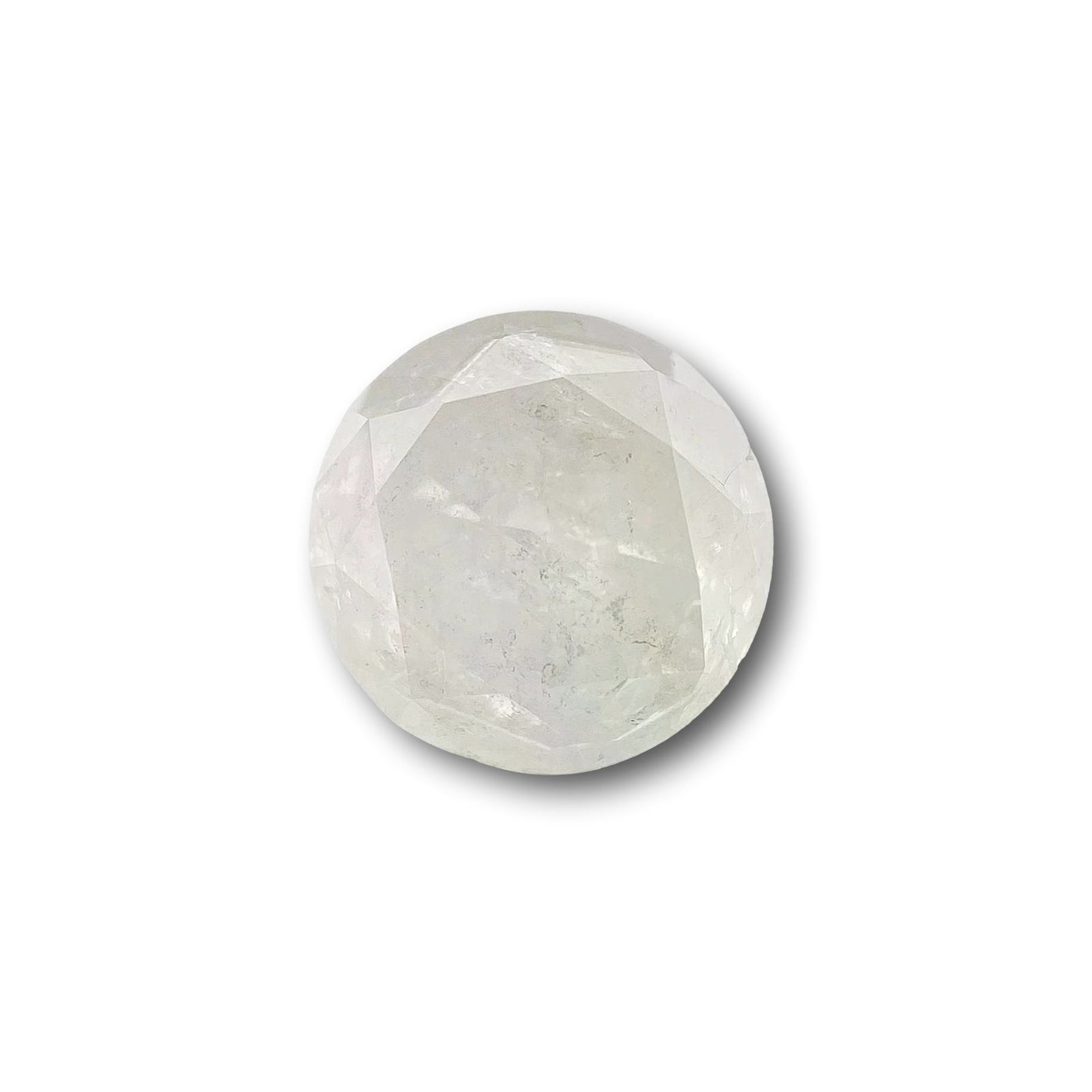 1.44ct | Salt & Pepper Round Shape Brilliant Cut Diamond - Modern Rustic Diamond