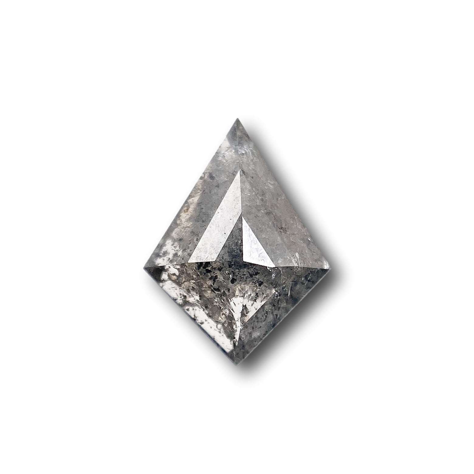 0.68ct | Rustic  Kite Shape Step Cut Diamond - Modern Rustic Diamond