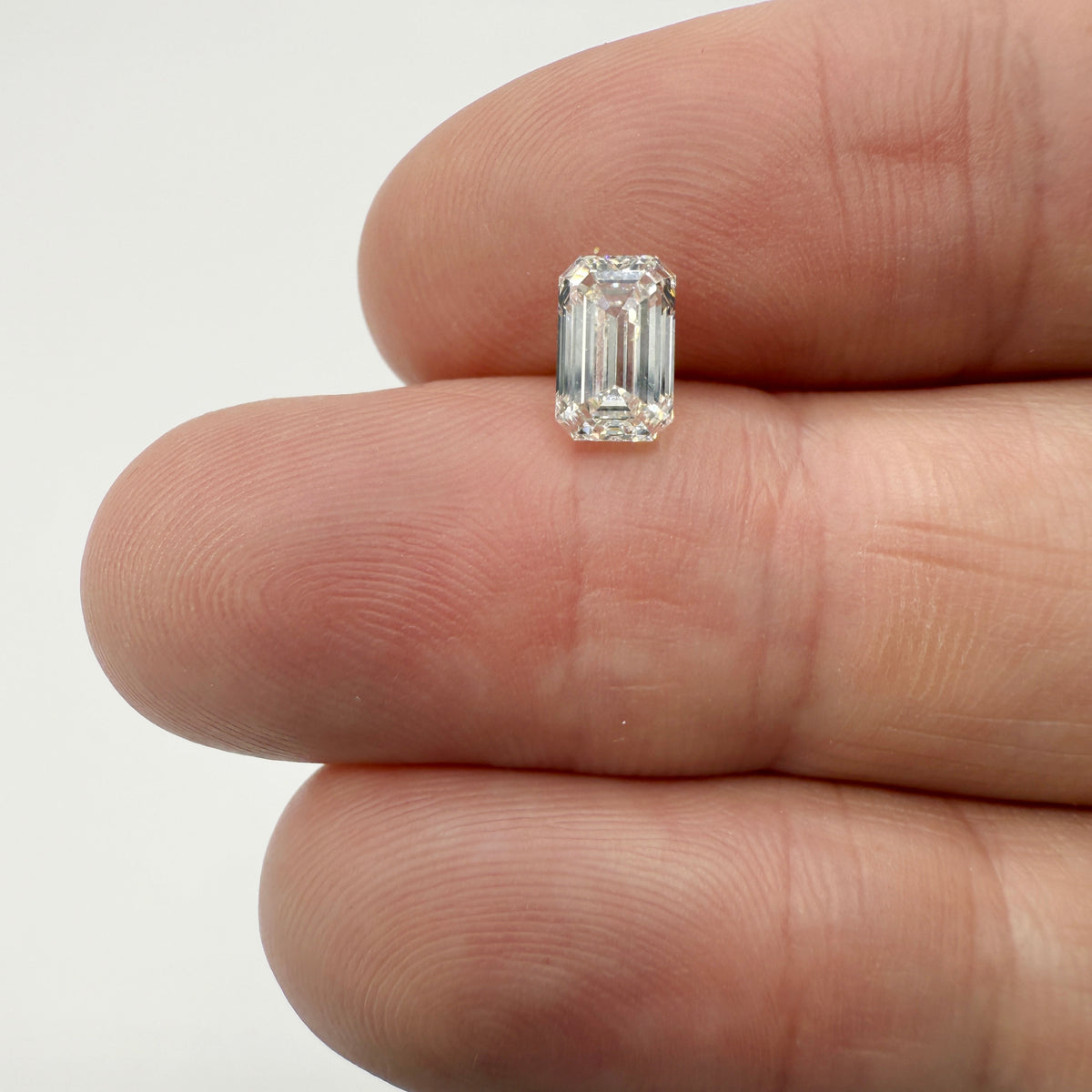 1.22ct | K/VVS1 Emerald Shape Brilliant Cut Diamond (GIA) - Modern Rustic Diamond