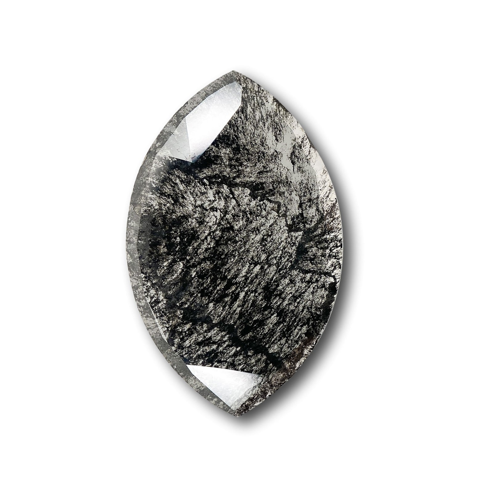 2.15ct | Rustic  Marquise Shape Rose Cut Diamond - Modern Rustic Diamond