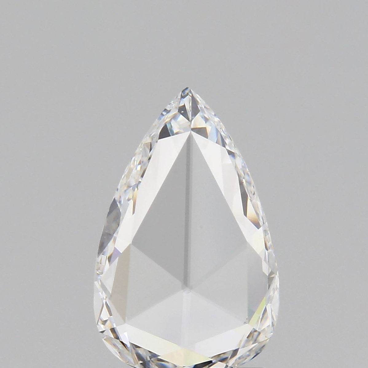 1.03ct | D/SI1 Pear Shape Rose Cut Diamond (GIA) - Modern Rustic Diamond
