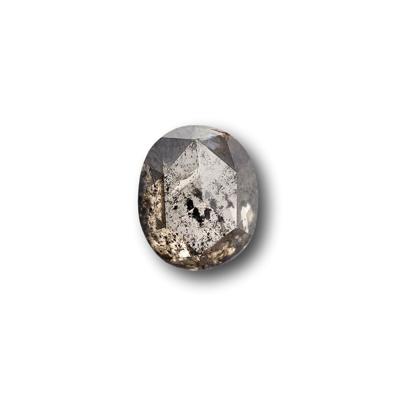1.05ct | Rustic  Oval Shape Rose Cut Diamond - Modern Rustic Diamond