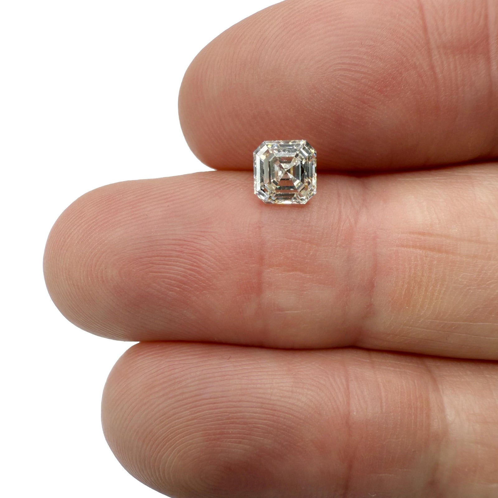 1.00ct | F/VS1 Asscher Shape Step Cut Diamond (GIA) - Modern Rustic Diamond