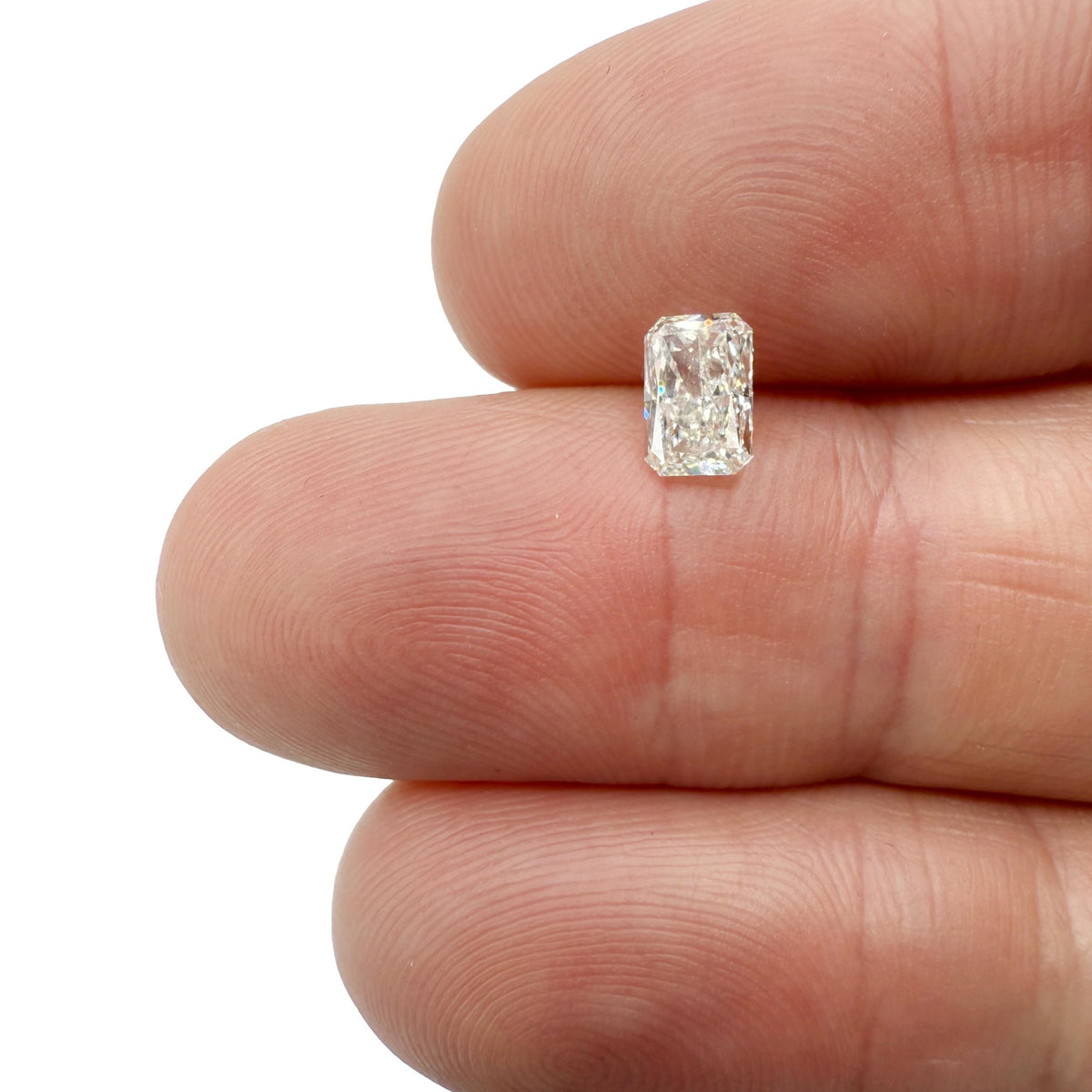 0.81ct | J/SI1 Radiant Shape Brilliant Cut Diamond (GIA) - Modern Rustic Diamond