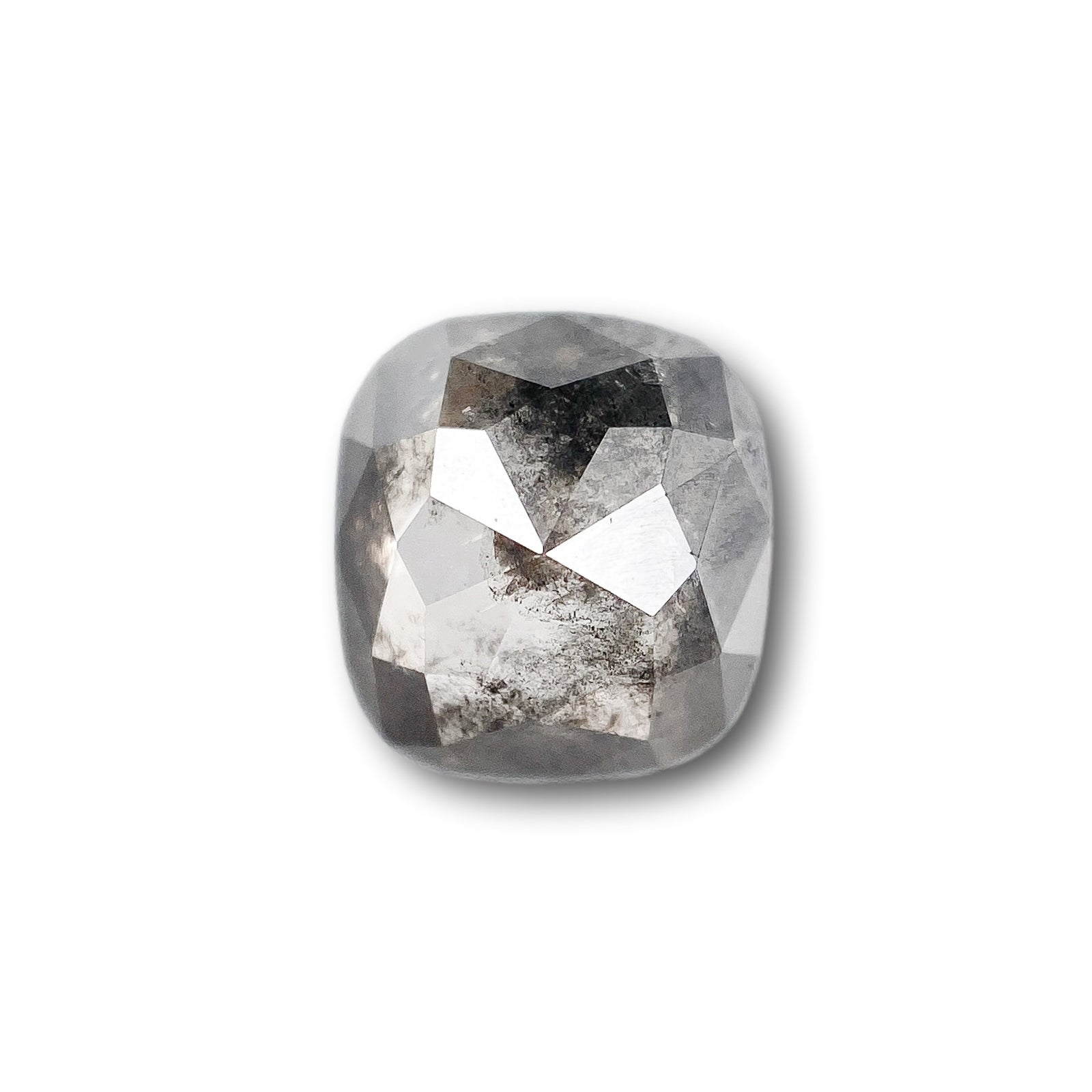 1.42ct | Rustic  Cushion Shape Rose Cut Diamond - Modern Rustic Diamond