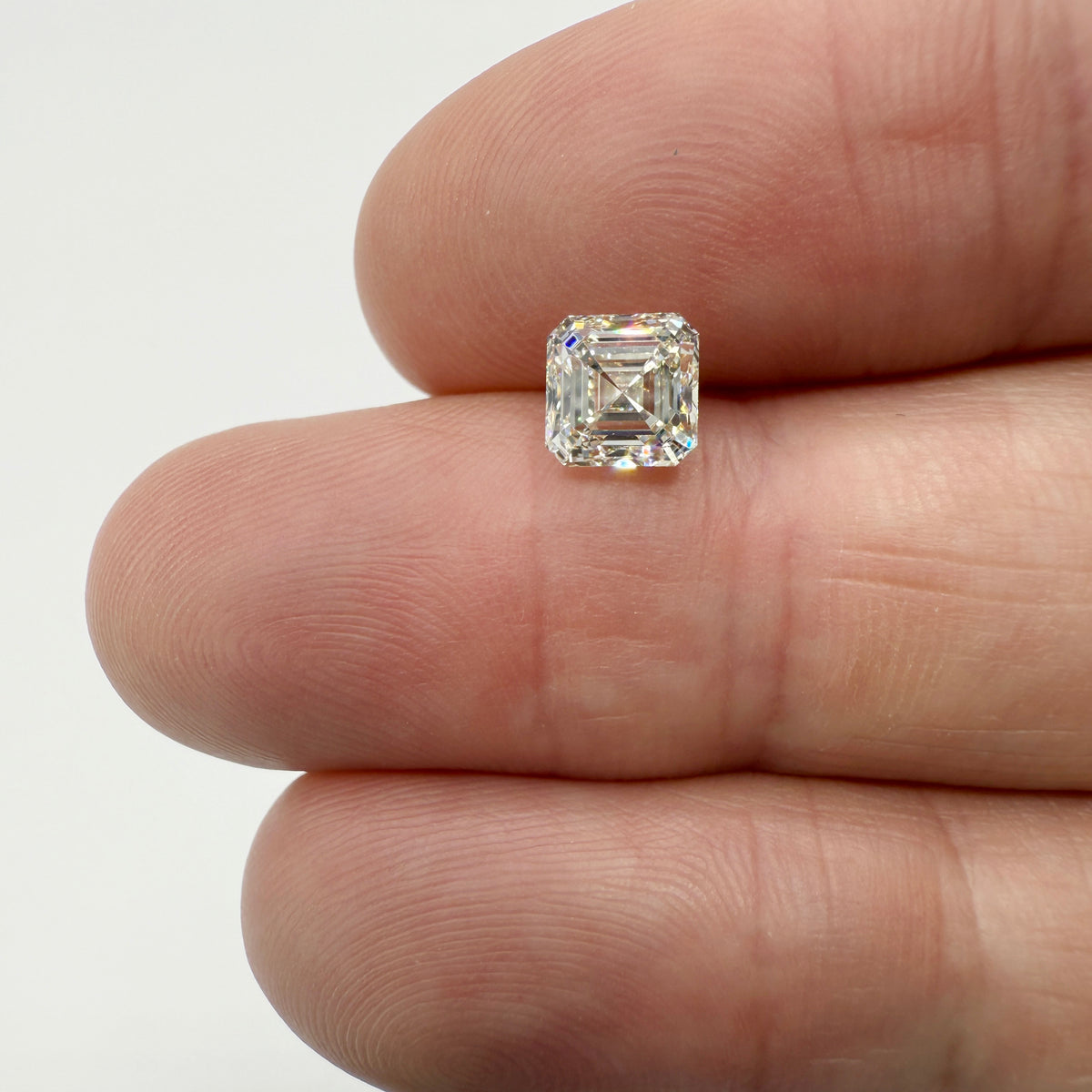 1.50ct | K/VS1 Asscher Shape Step Cut Diamond (GIA) - Modern Rustic Diamond