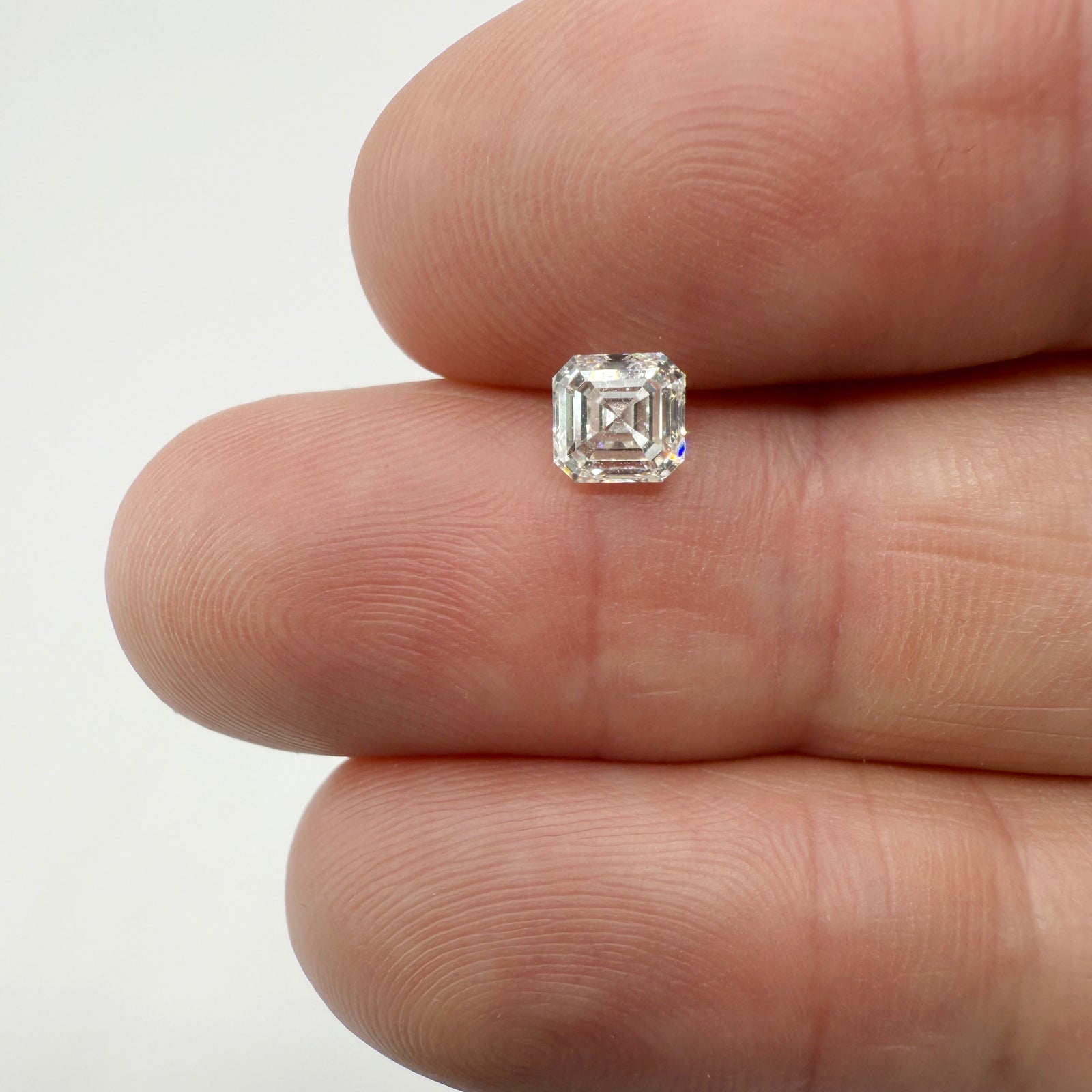 0.80ct | I/VS2 Asscher Shape Step Cut Diamond (GIA) - Modern Rustic Diamond