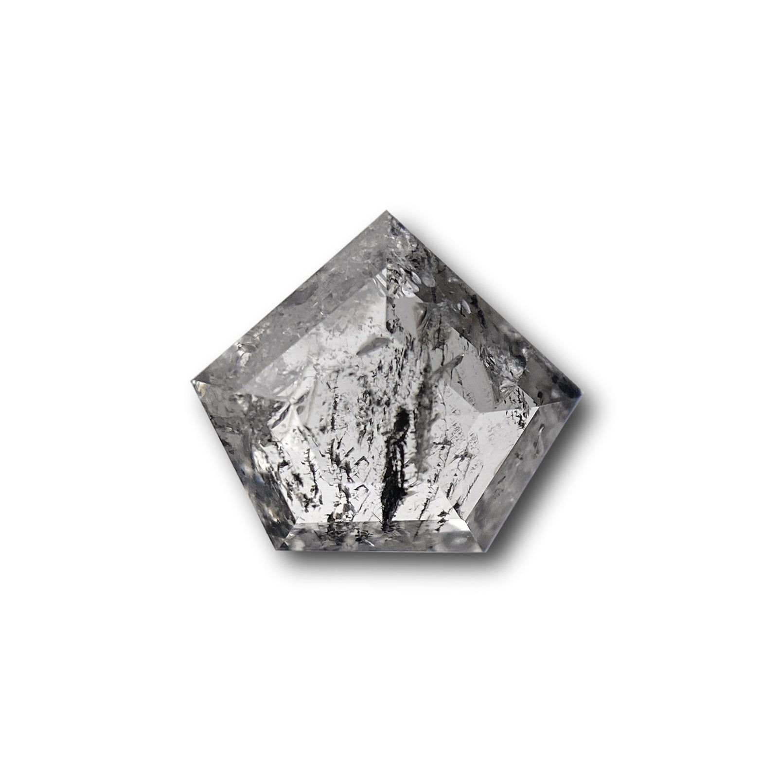 0.86ct | Rustic Shield Shape Rose Cut Diamond - Modern Rustic Diamond