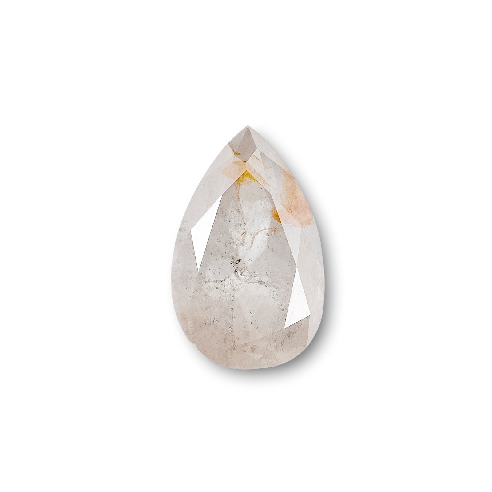 1.39ct | Rustic Pear Shape Brilliant Cut Diamond - Modern Rustic Diamond