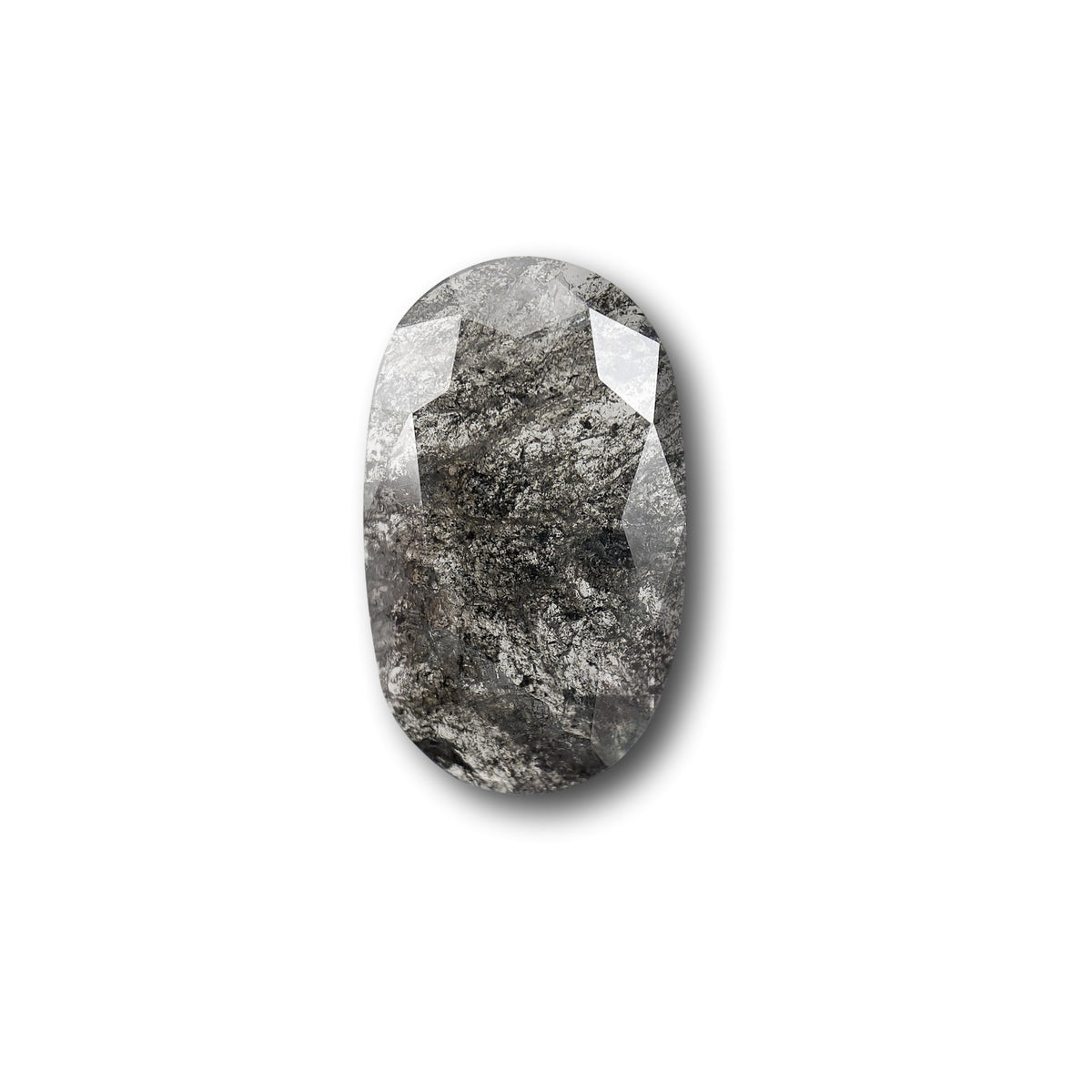 2.45ct | Rustic Oval Shape Rose Cut Diamond - Modern Rustic Diamond
