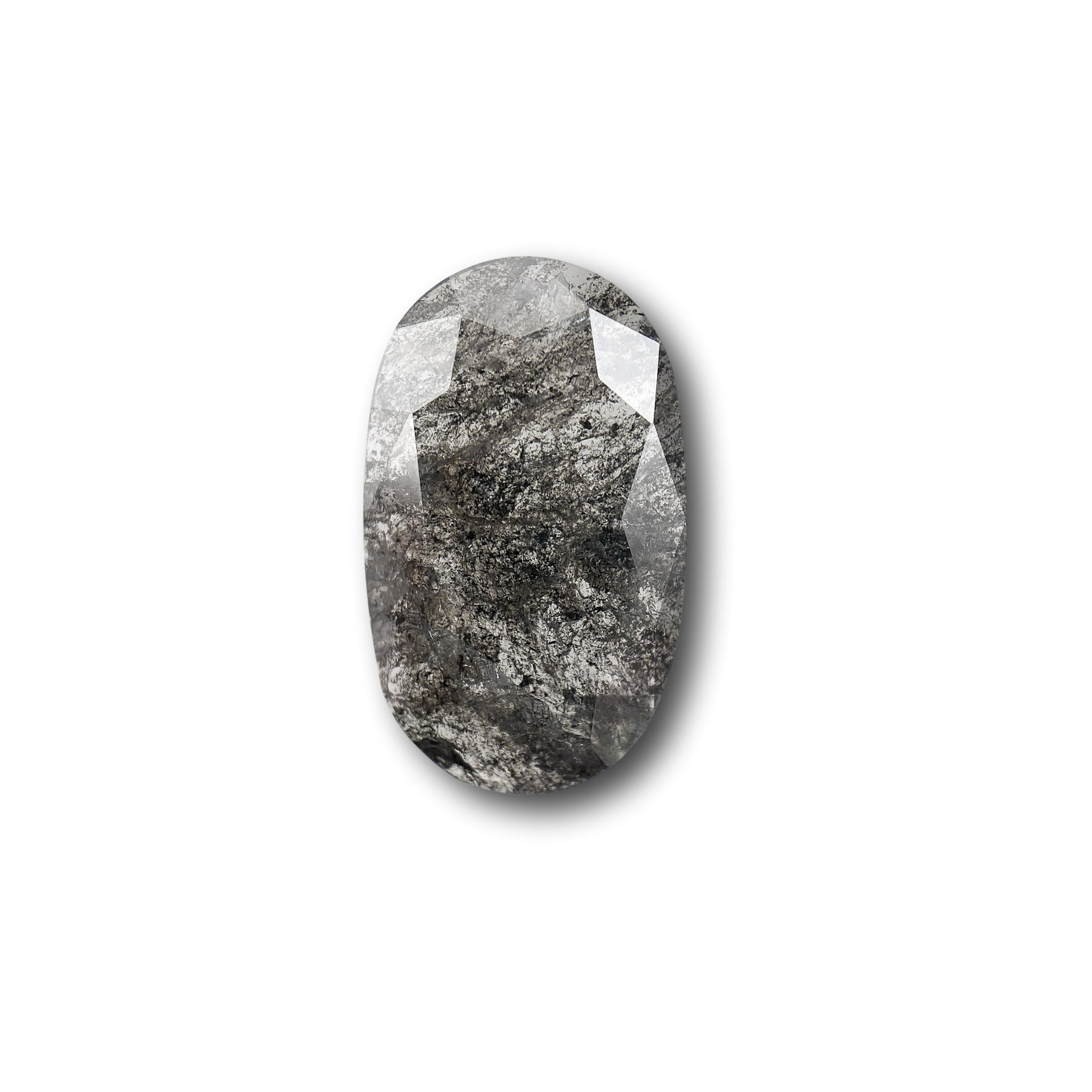 2.45ct | Rustic Oval Shape Rose Cut Diamond - Modern Rustic Diamond