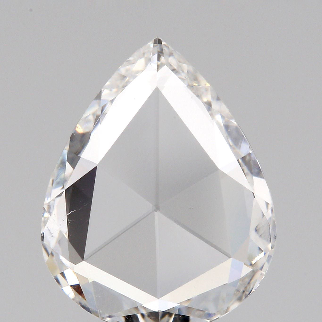 1.28ct | D/SI1 Pear Shape Rose Cut Diamond (GIA) - Modern Rustic Diamond