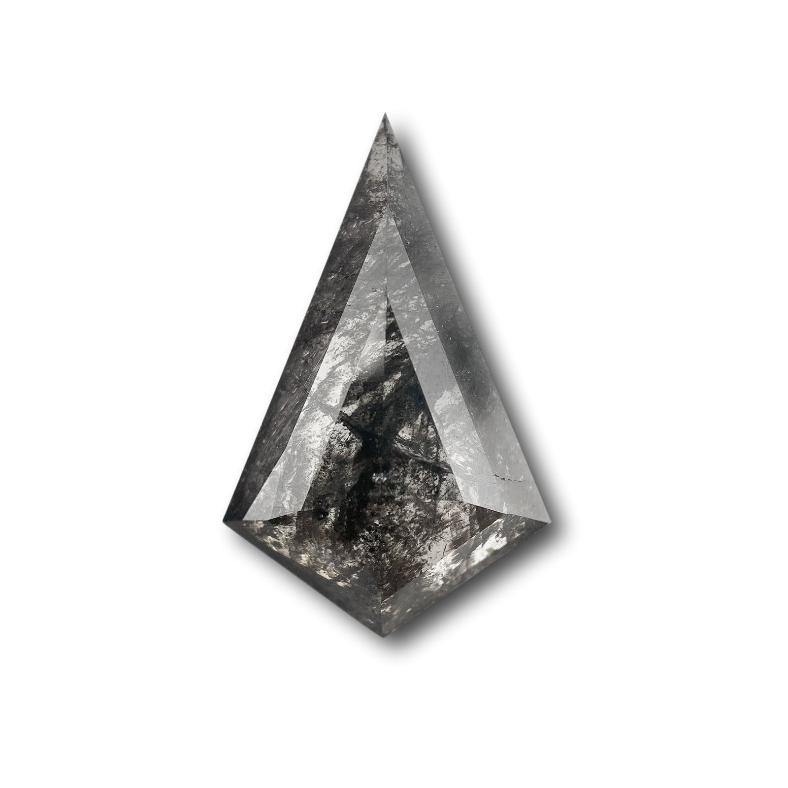 5.57ct | Rustic Kite Shape Step Cut Diamond - Modern Rustic Diamond