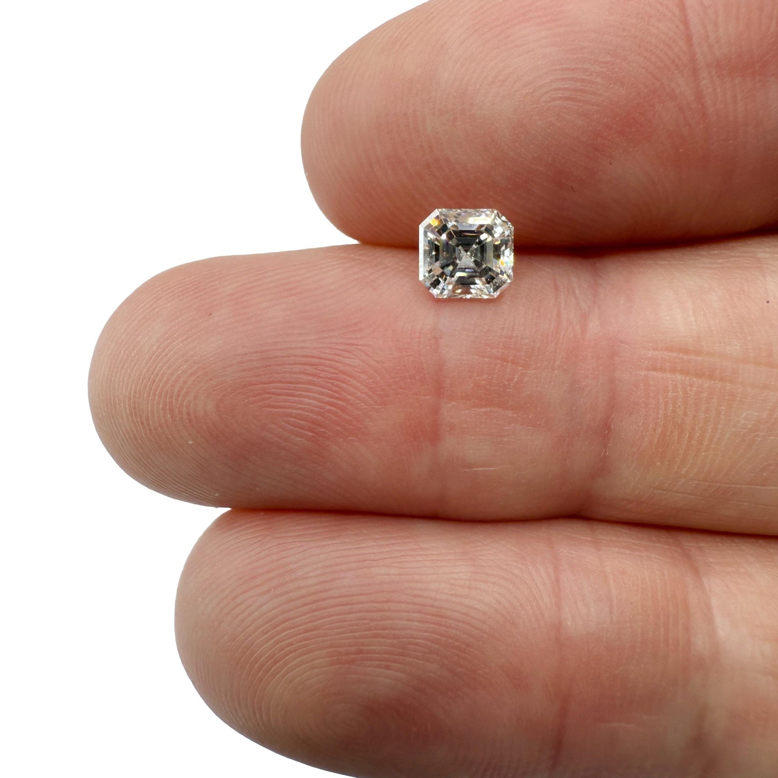 0.71ct | J/VS1 Asscher Shape Step Cut Diamond (GIA) - Modern Rustic Diamond