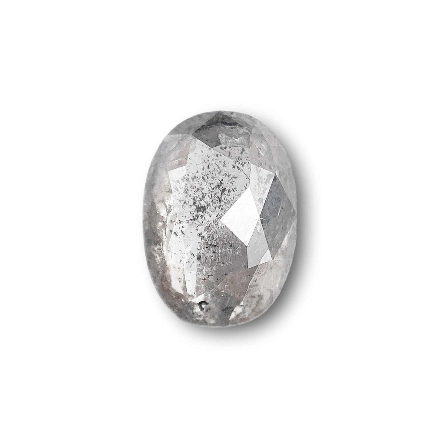 1.22ct | Rustic Oval Shape Rose Cut Diamond - Modern Rustic Diamond