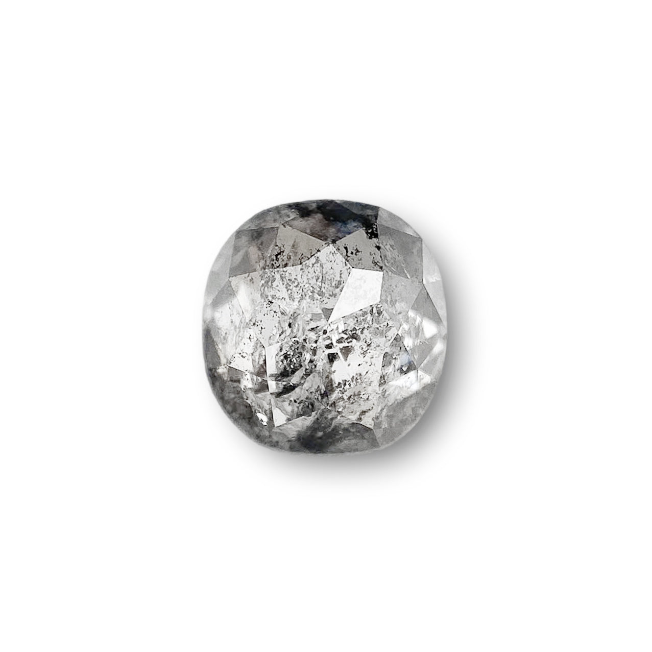 0.87ct | Rustic Cushion Shape Rose Cut Diamond - Modern Rustic Diamond