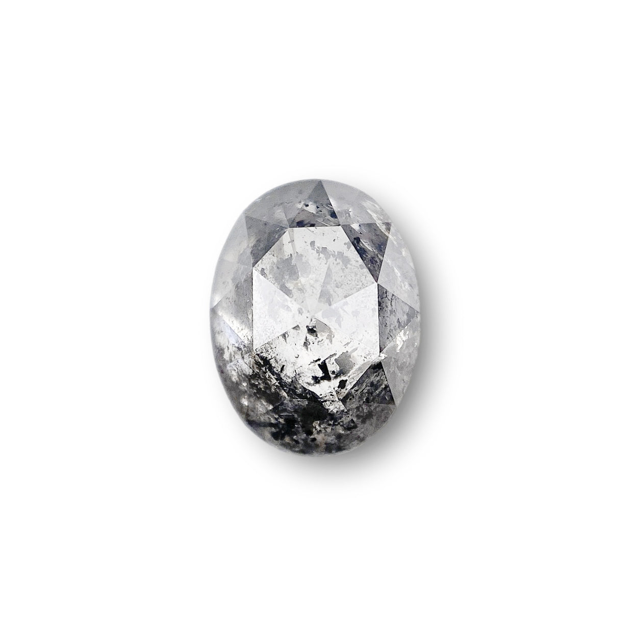 1.15ct | Rustic Oval Shape Rose Cut Diamond - Modern Rustic Diamond