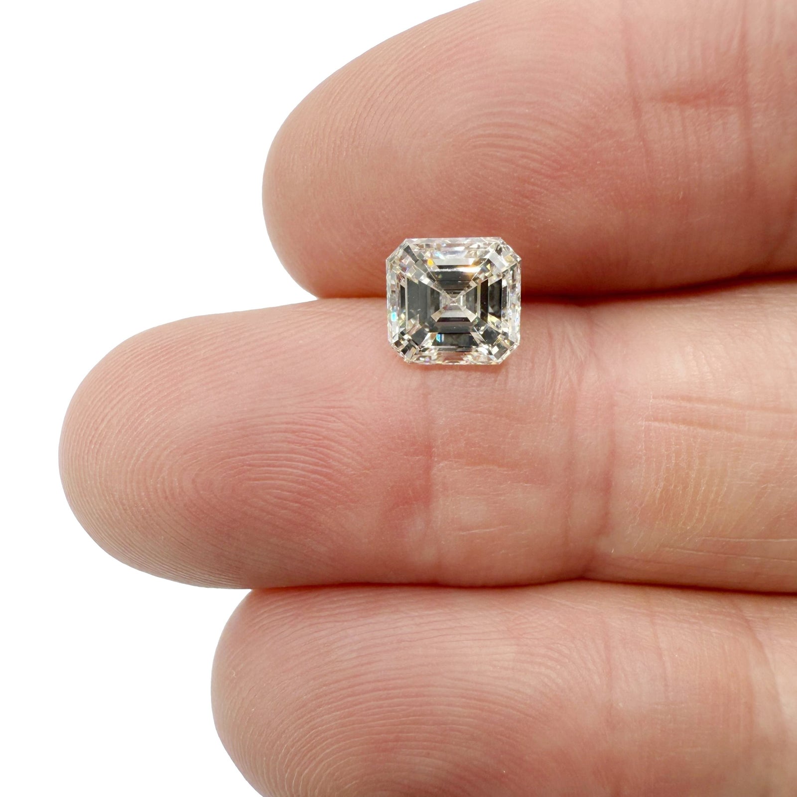 1.70ct | I/VVS1 Asscher Shape Step Cut Diamond (EGL USA) - Modern Rustic Diamond