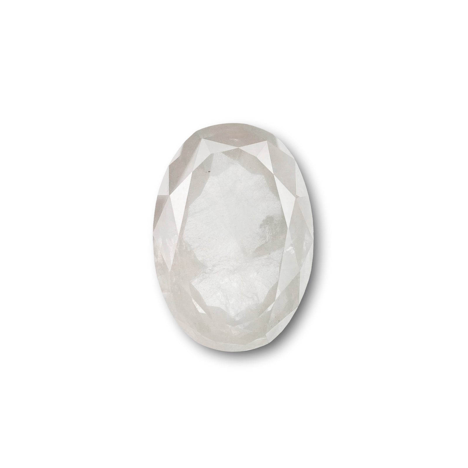 7.97ct | Salt & Pepper Oval Shape Brilliant Cut Diamond - Modern Rustic Diamond