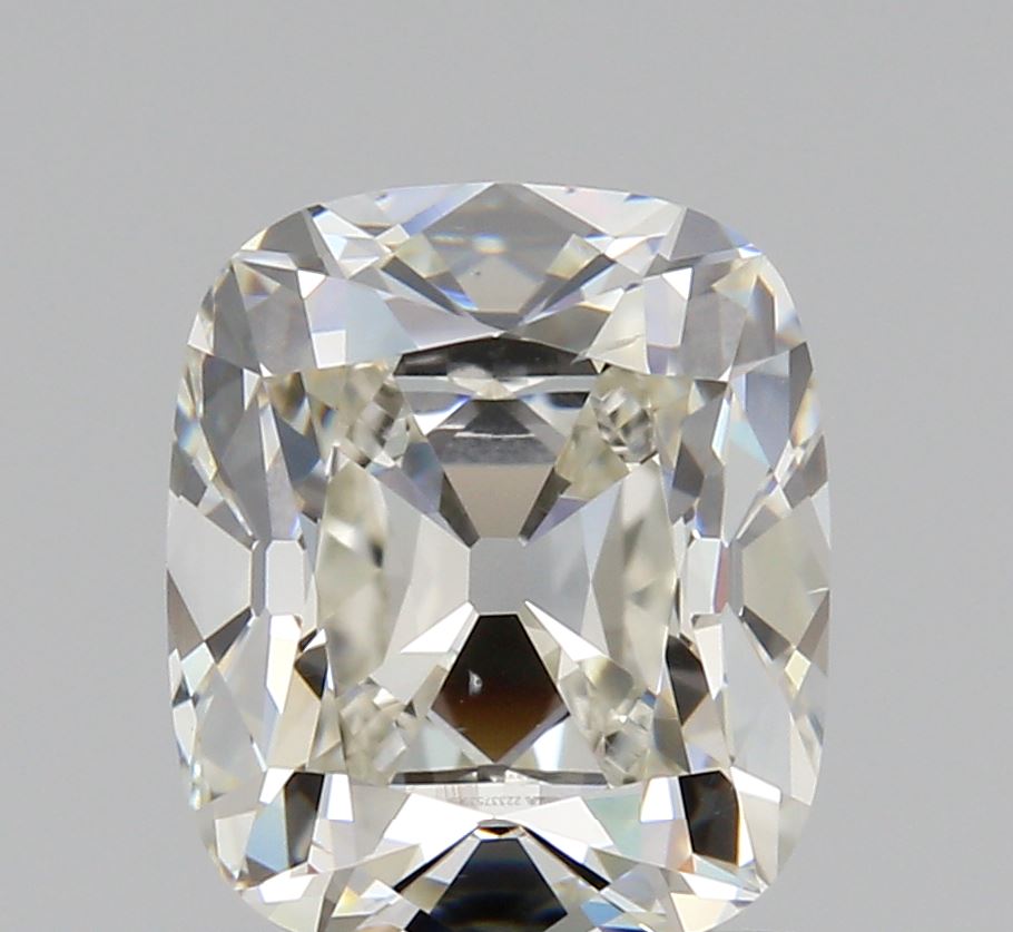 1.51ct | J/SI1 Cushion Shape Old Mine Cut Diamond (GIA) - Modern Rustic Diamond