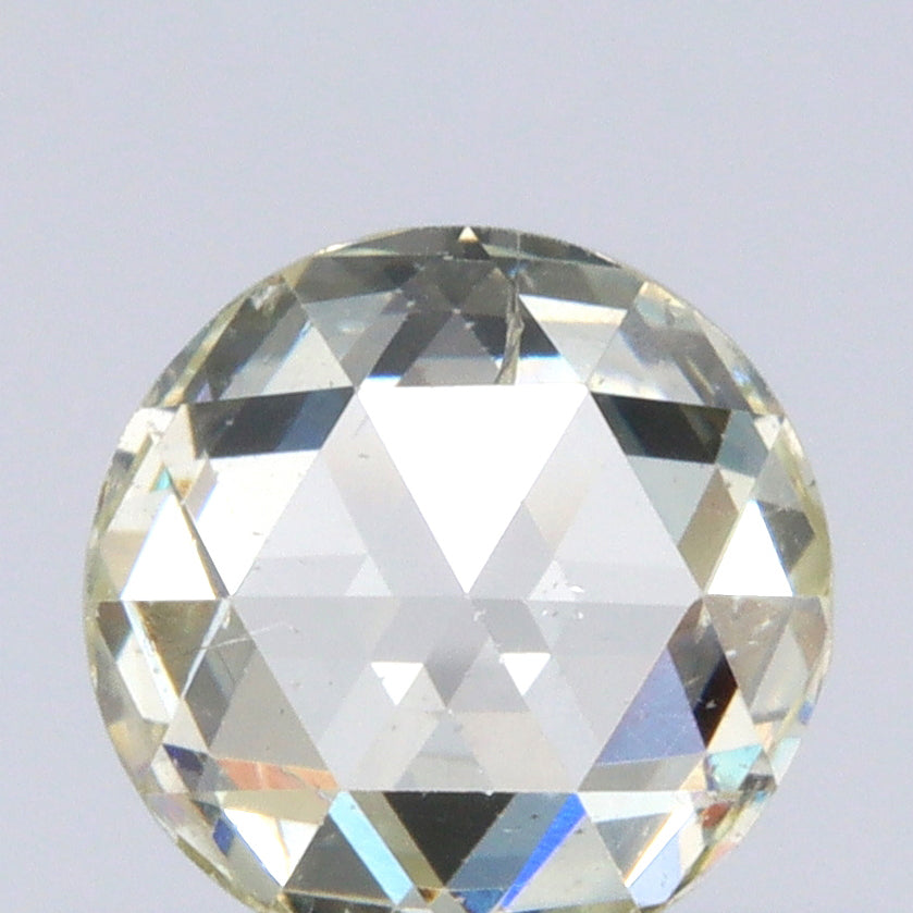 0.56ct | Light Color SI2 Round Shape Rose Cut Diamond - Modern Rustic Diamond