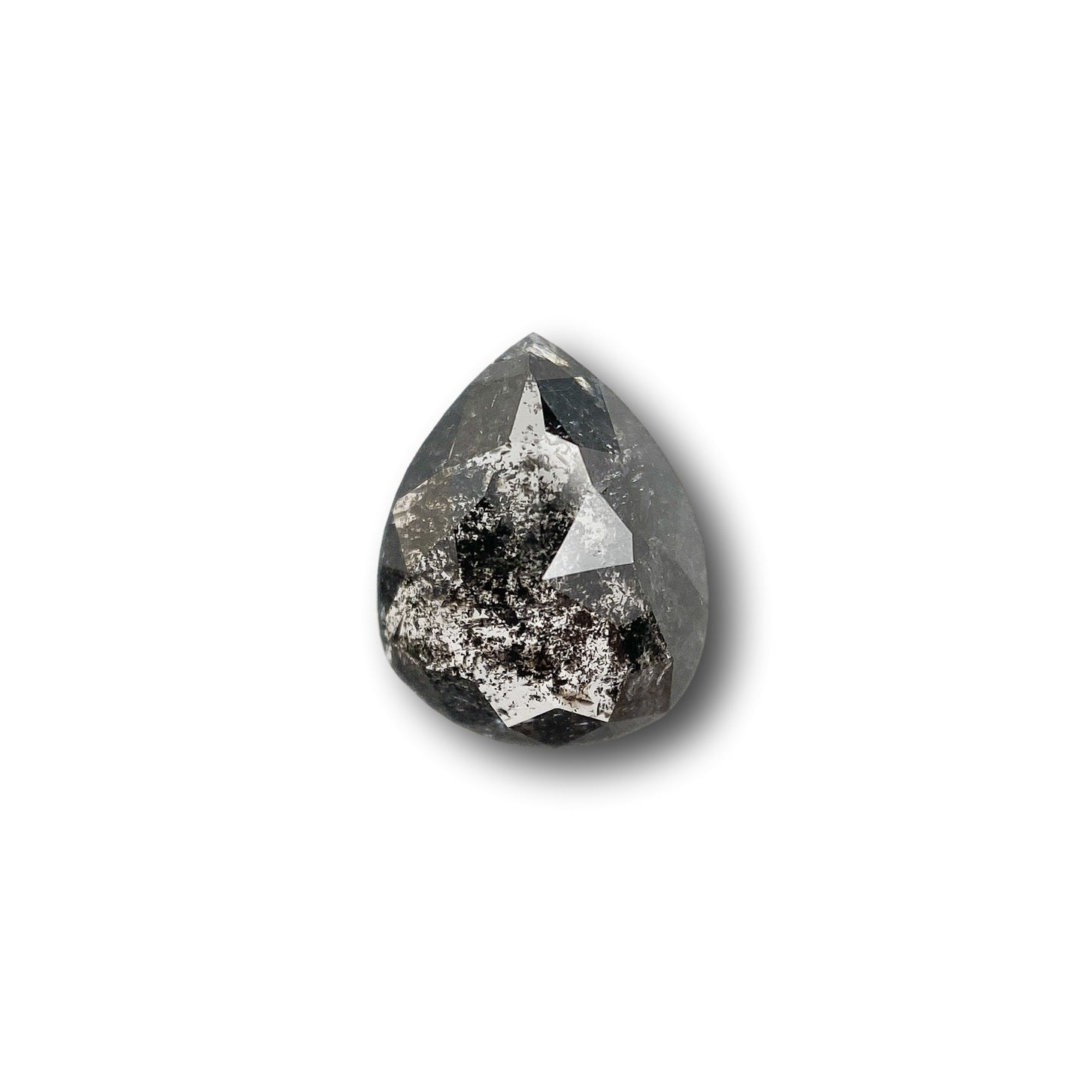 0.92ct | Rustic  Pear Shape Rose Cut Diamond - Modern Rustic Diamond