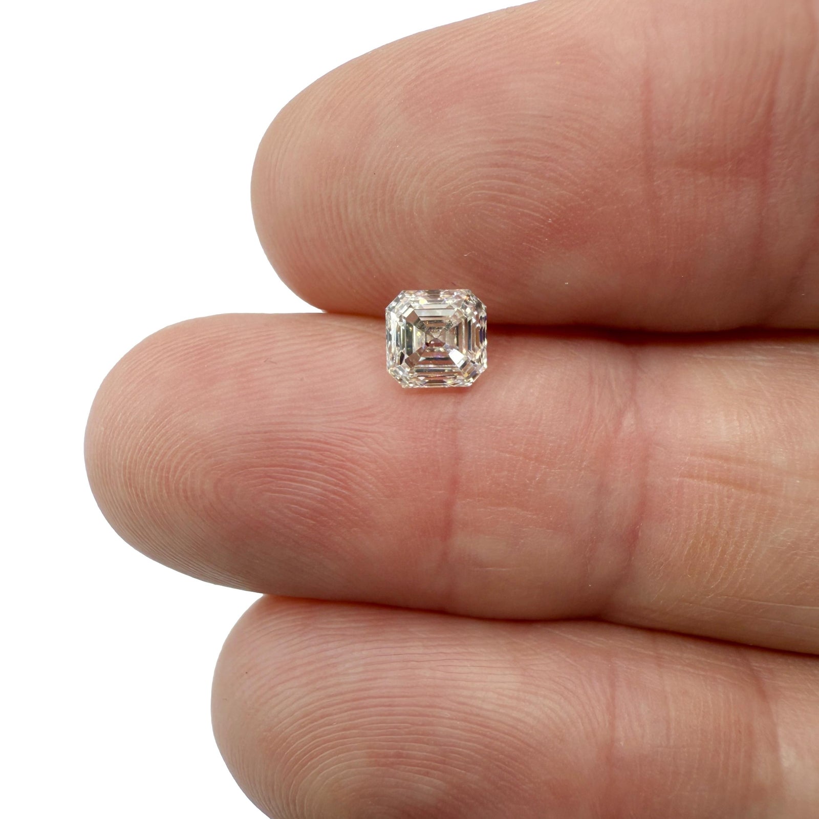 0.91ct | K/VS1 Asscher Shape Step Cut Diamond (GIA) - Modern Rustic Diamond
