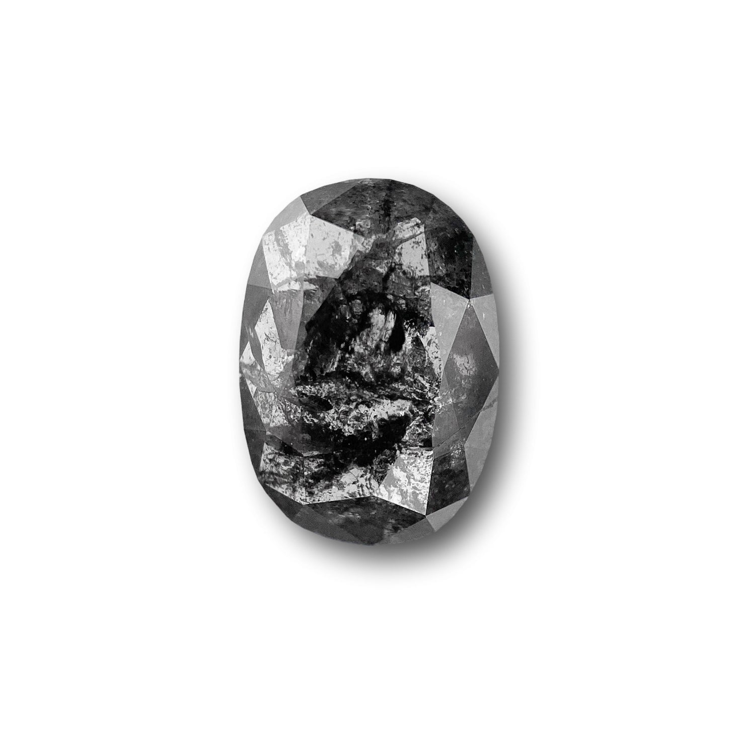 1.08ct | Rustic Oval Shape Rose Cut Diamond - Modern Rustic Diamond