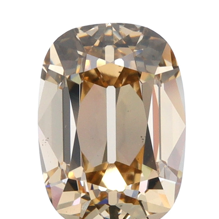 1.29ct | Champagne VS2 Cushion Shape Old Mine Cut Diamond (GIA) - Modern Rustic Diamond